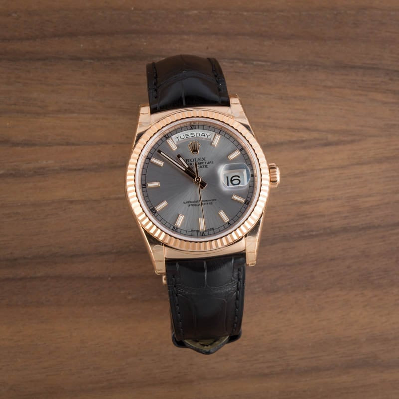 Rolex Day-Date 36 Ref 118135 Silver Dial - 7