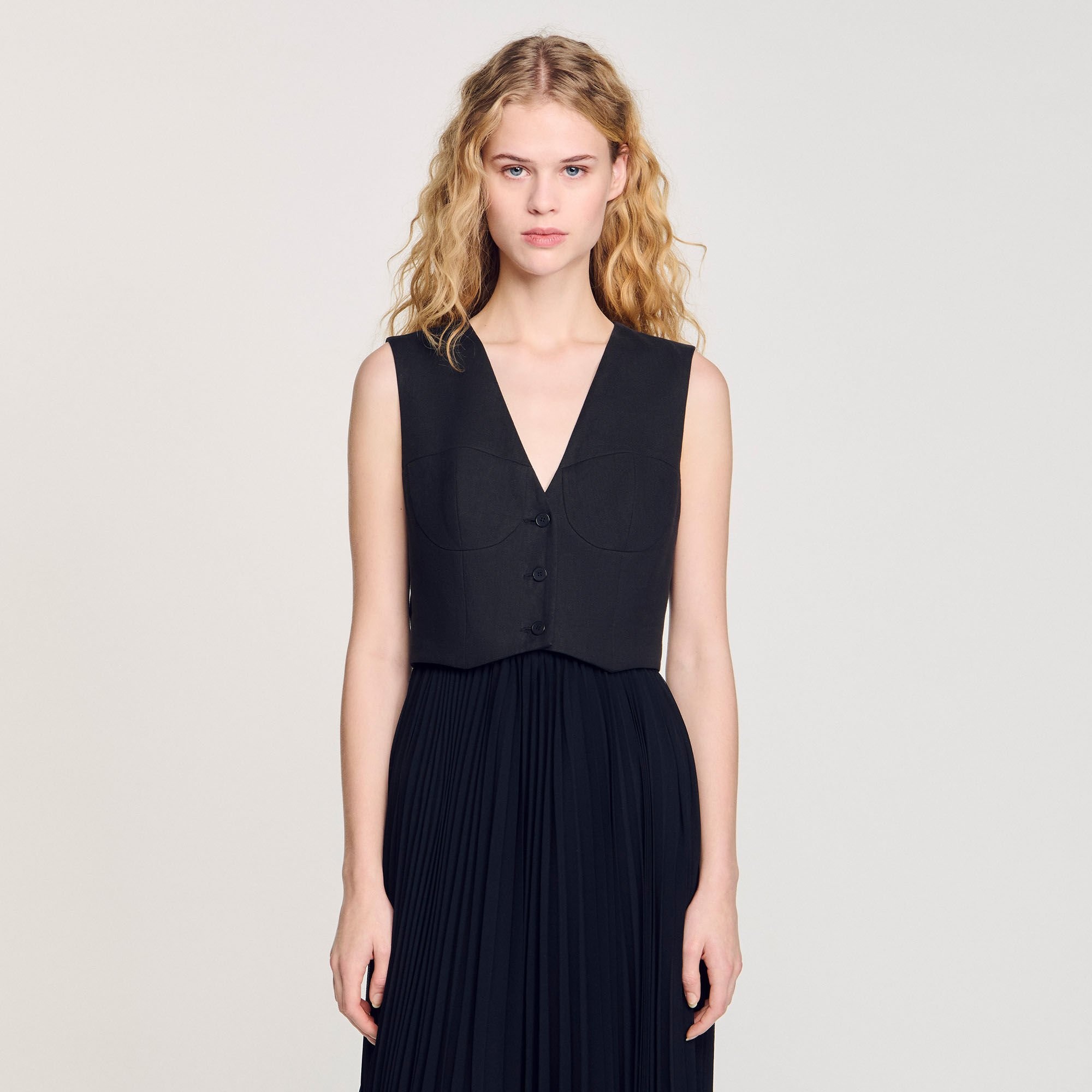 PLEATED MAXI DRESS - 4