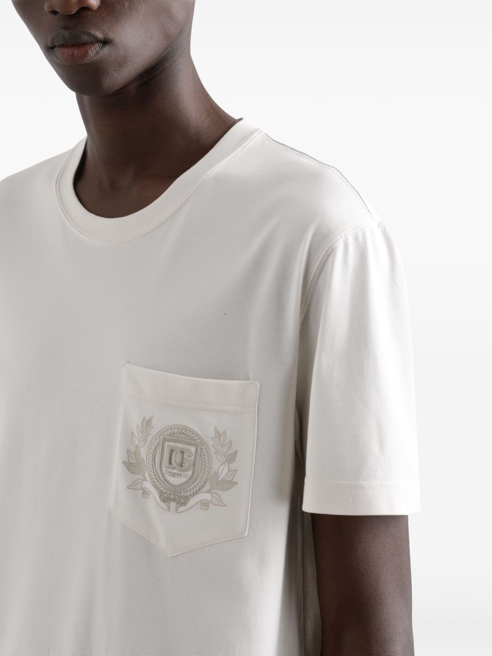 embroidered-logo T-shirt - 5