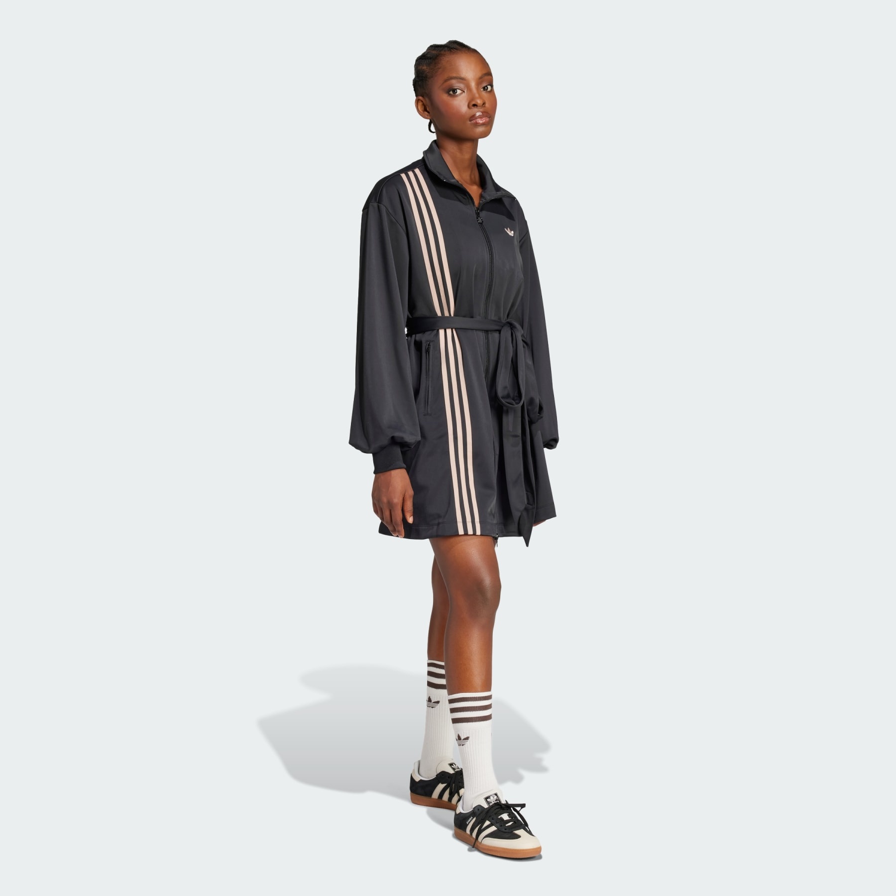 3-Stripes Wrapped Track Suit Dress - 4