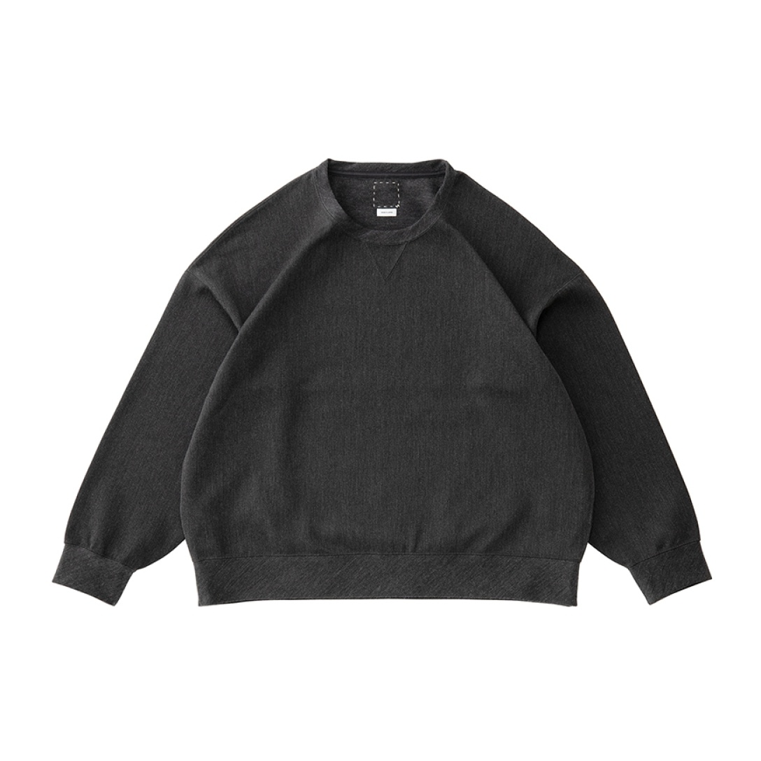 AMPLUS CREW L/S CHARCOAL - 1