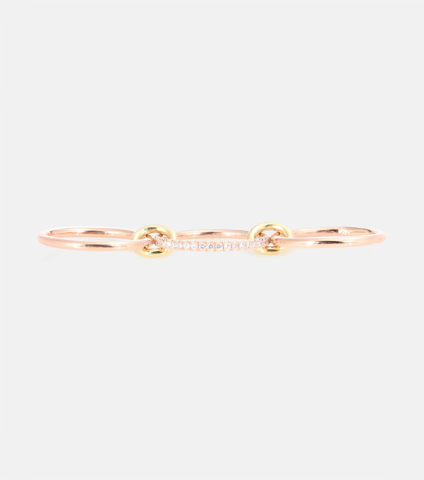 Sonny Gold 18kt rose gold and diamond ring - 4