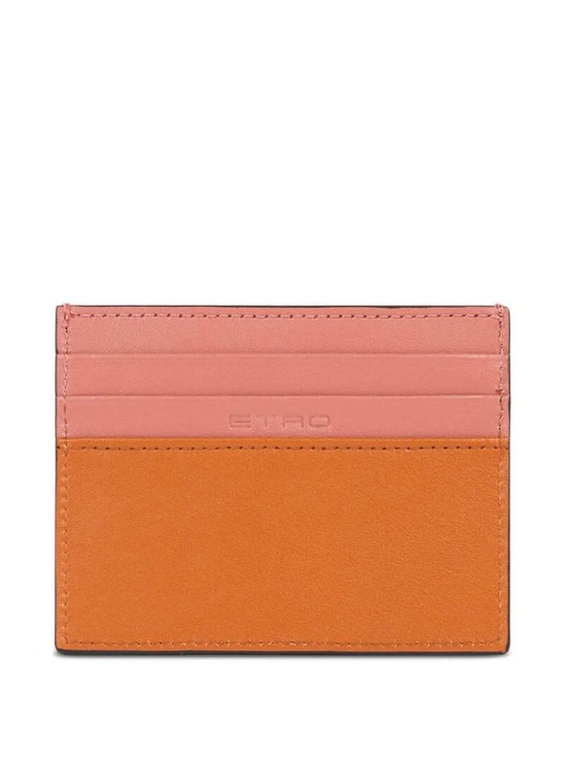 Etro two-tone cardholder outlook