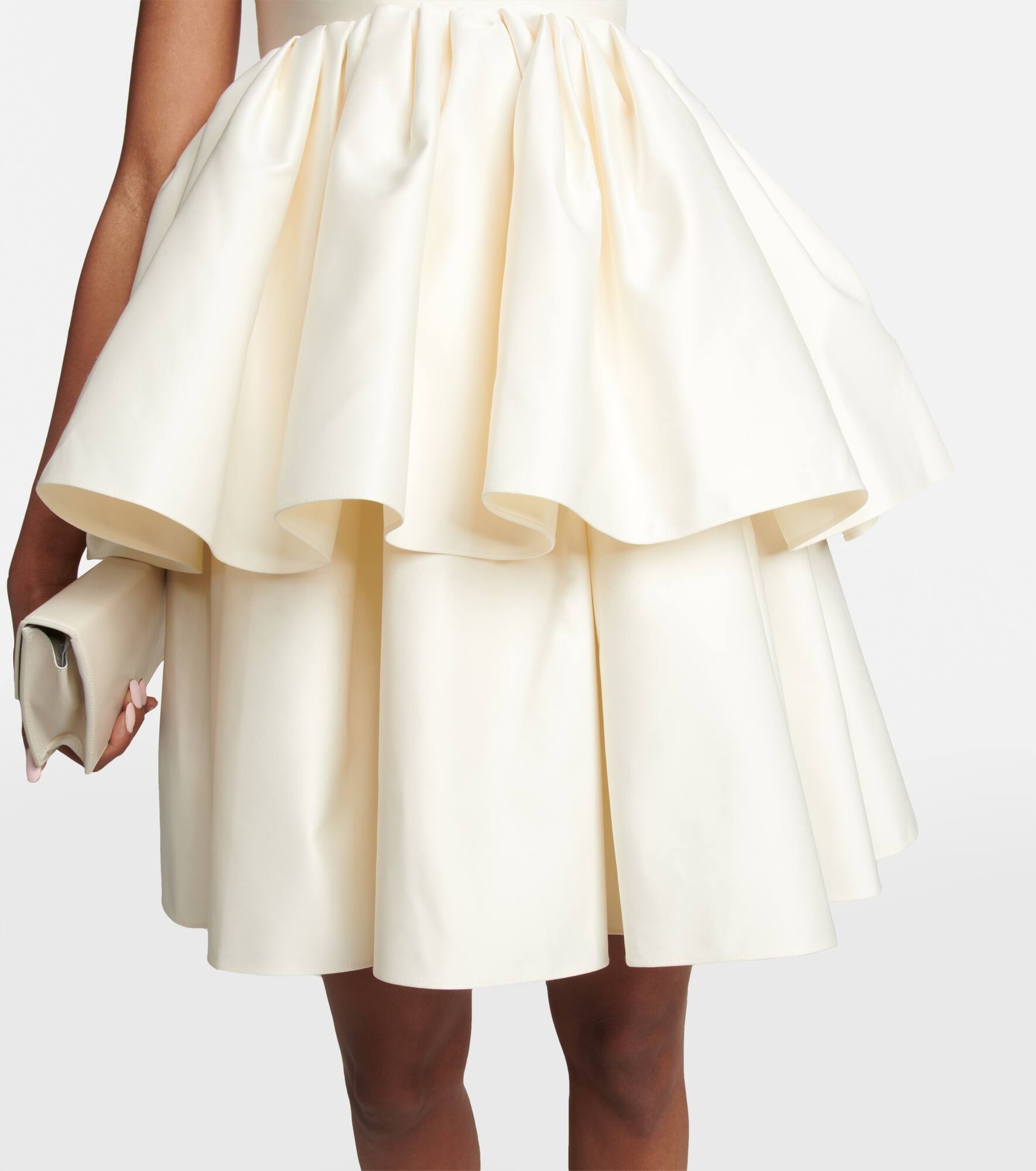 Strapless twill minidress - 5