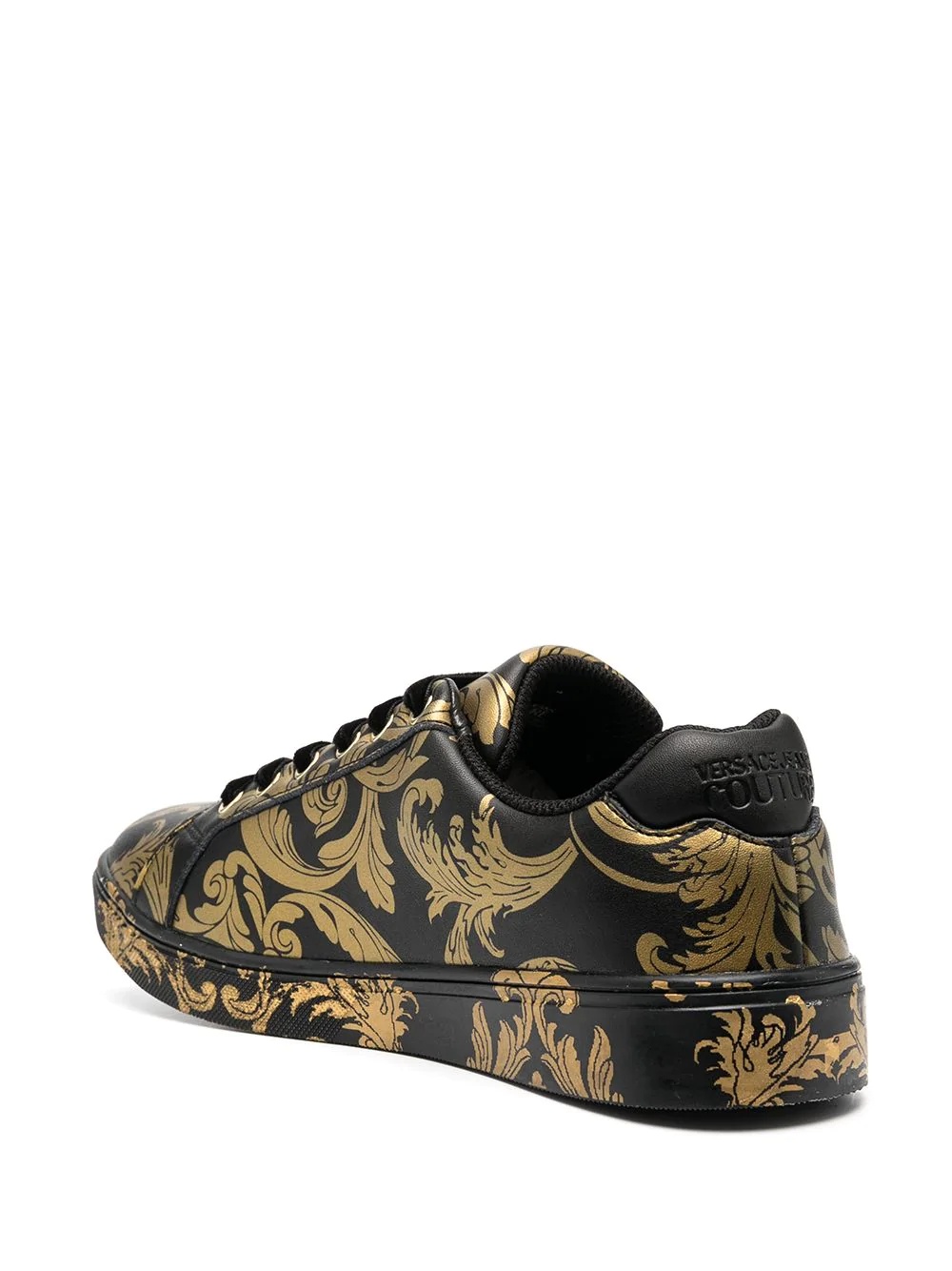 baroque print sneakers - 3