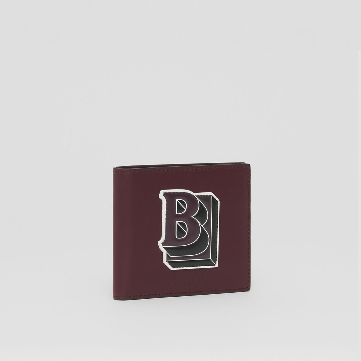 Letter Graphic Leather International Bifold Wallet - 4