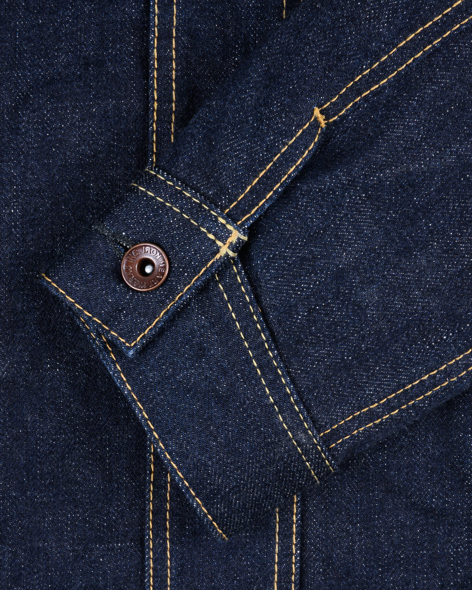 IH-101J-SR 18oz Selvedge Denim Storm Rider Jacket - Indigo - 10