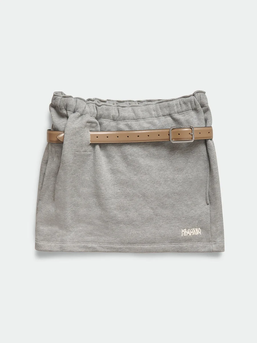 Provincia Mini Skirt Grey Melange - 1