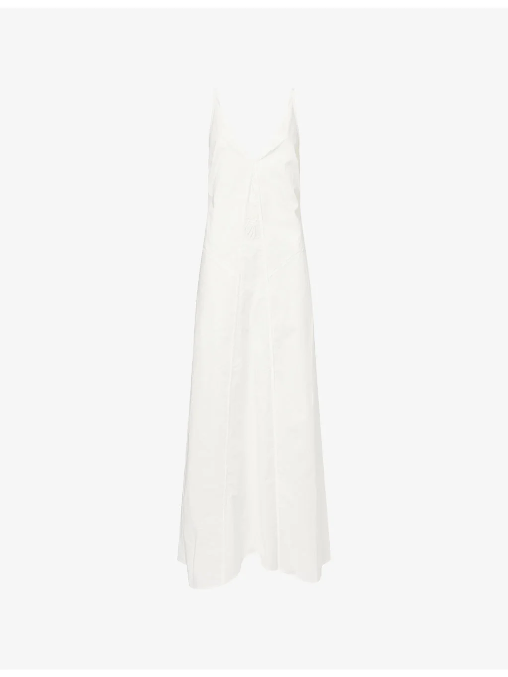 Klara Floral-Embroidered Cotton Maxi Dress - 1