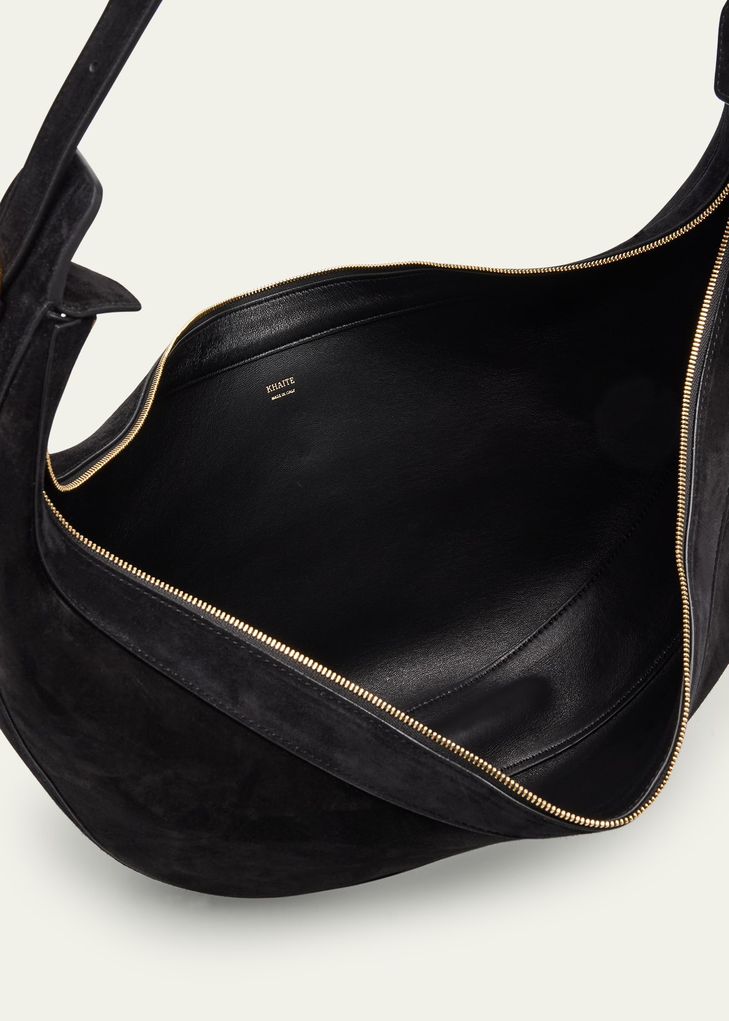 Augustina Zip Suede Hobo Bag - 4