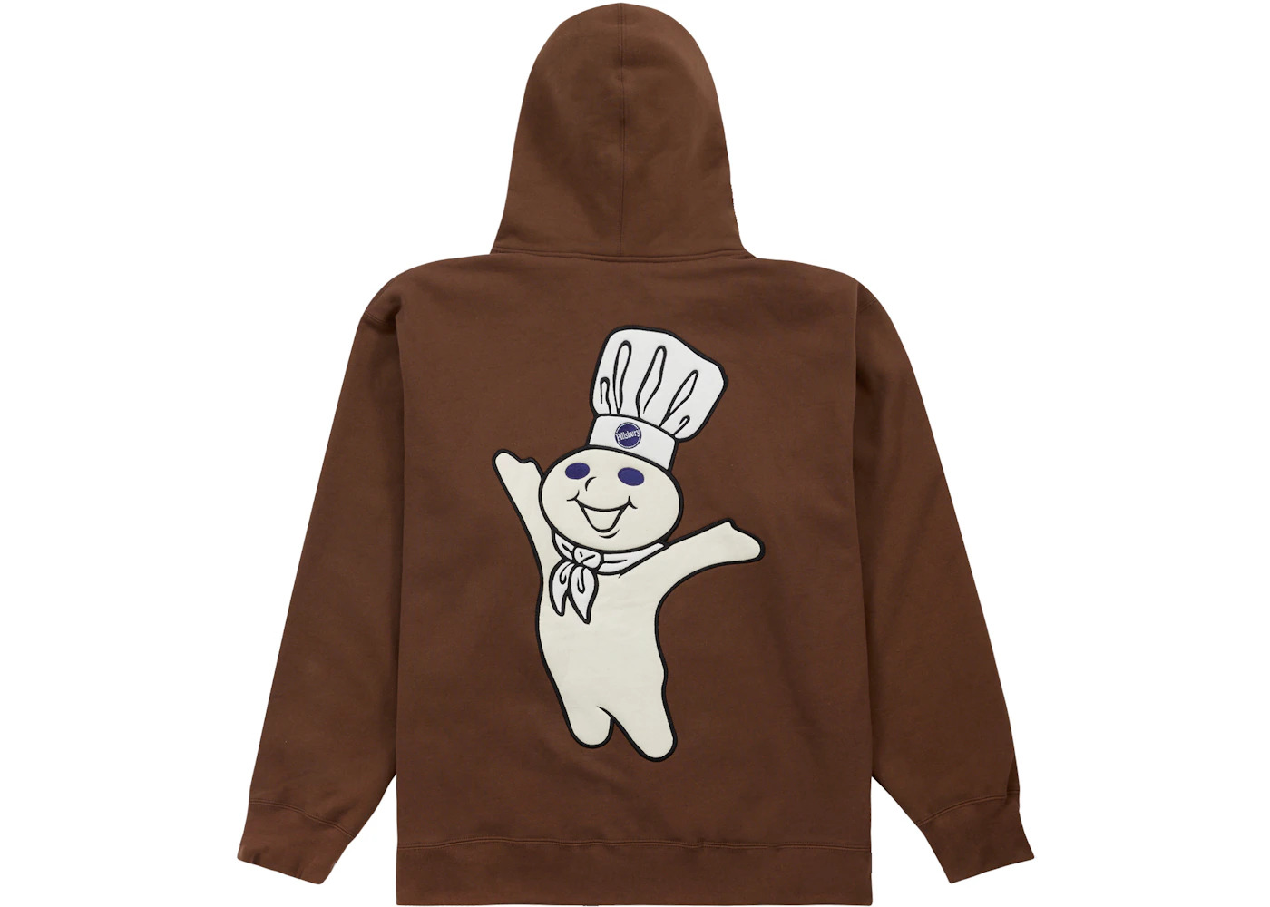 Supreme Doughboy Zip Up Hooded Sweatshirt Brown - 2