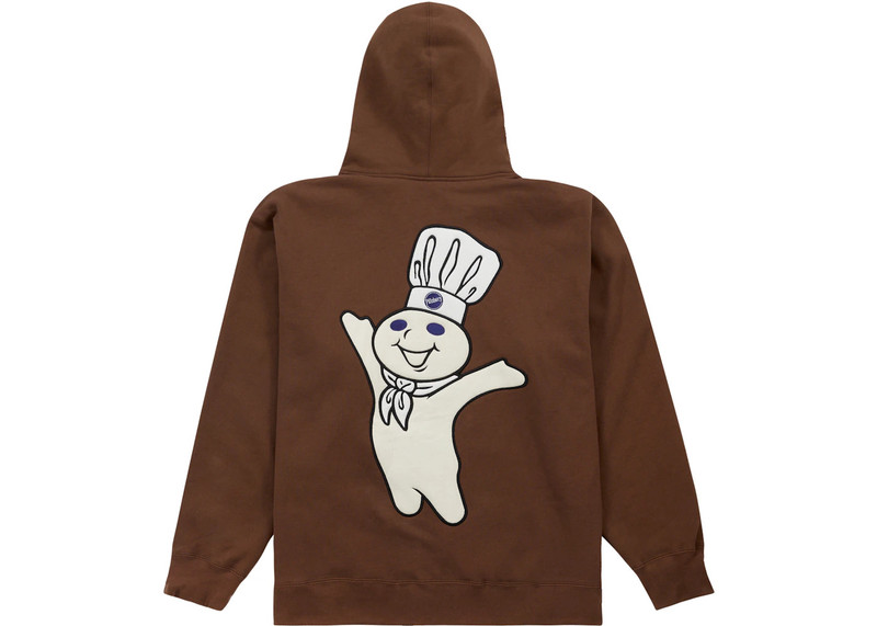 Supreme Supreme Doughboy Zip Up Hooded Sweatshirt Brown outlook