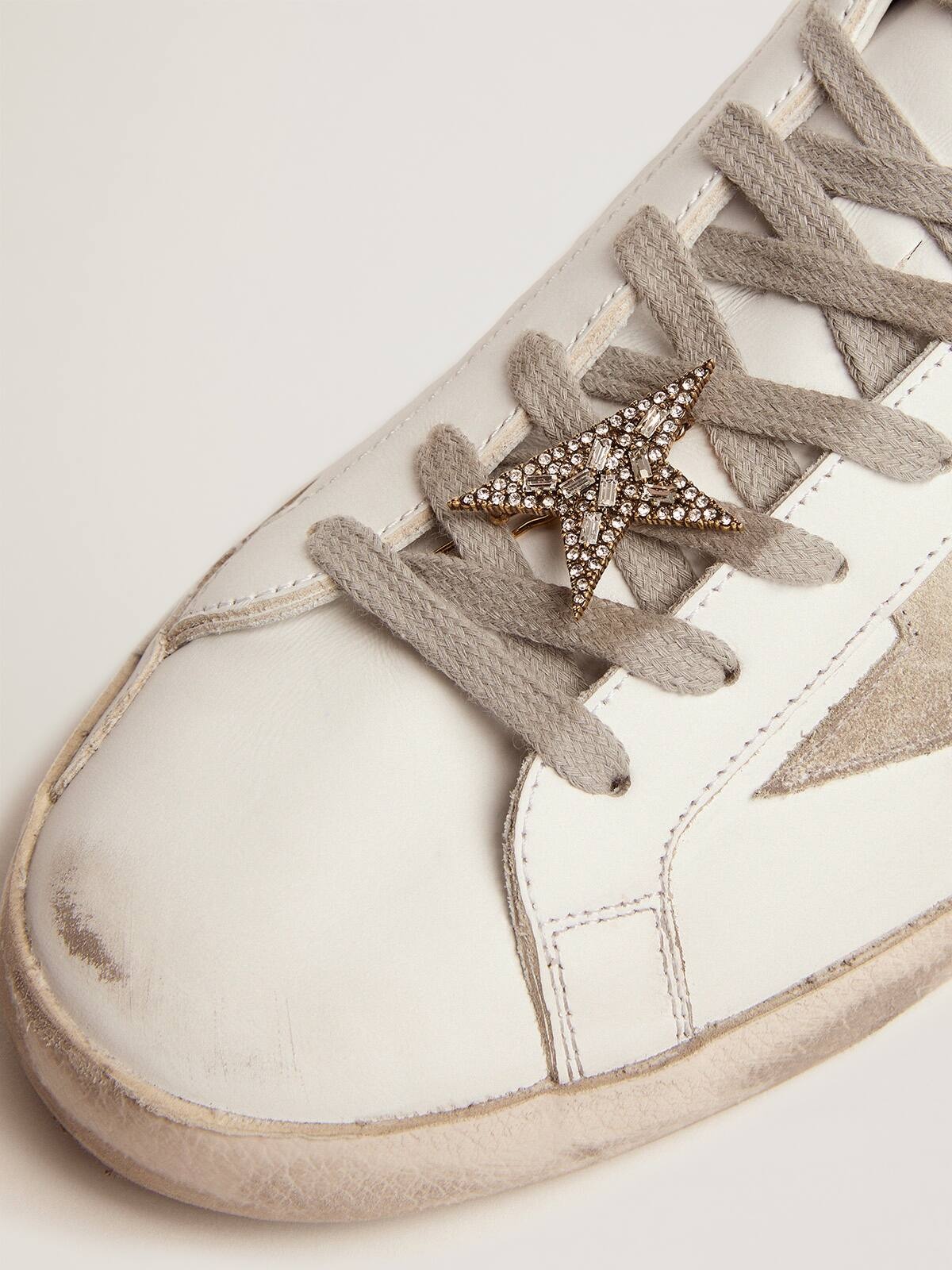 Lace lock with Star clip in antique gold color - 2