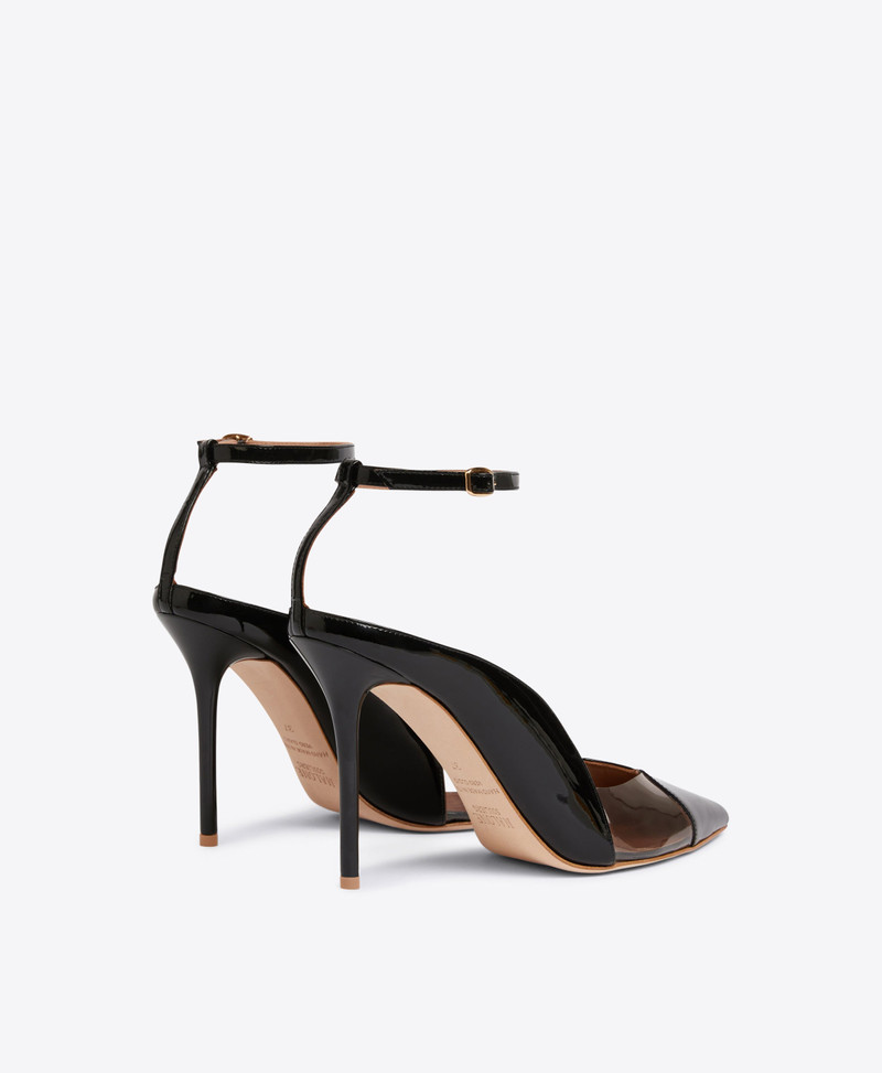 Malia 100 Black Patent PVC Pumps 3