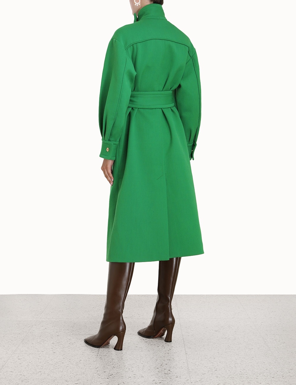 CELESTIAL FUNNEL NECK COAT - 4