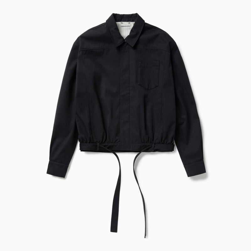1989 STUDIO - 1989 STUDIO Dark blue short trench jacket - 1