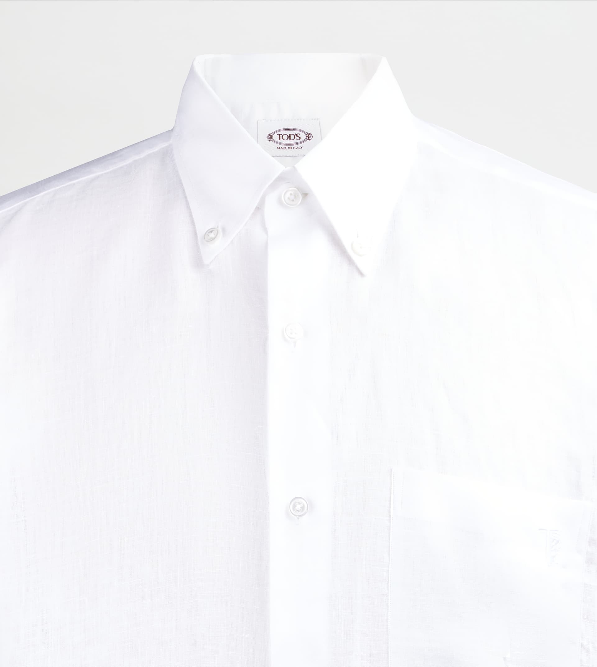 SHIRT IN LINEN - WHITE - 3
