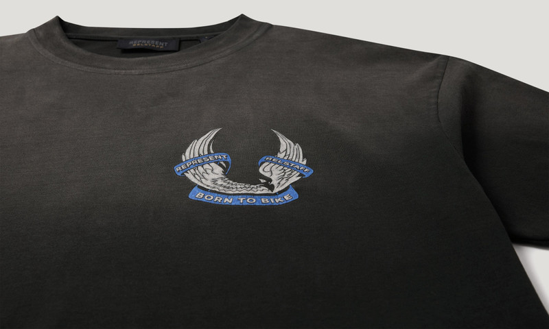 BELSTAFF X REPRESENT BORN TO BIKE T-SHIRT 3