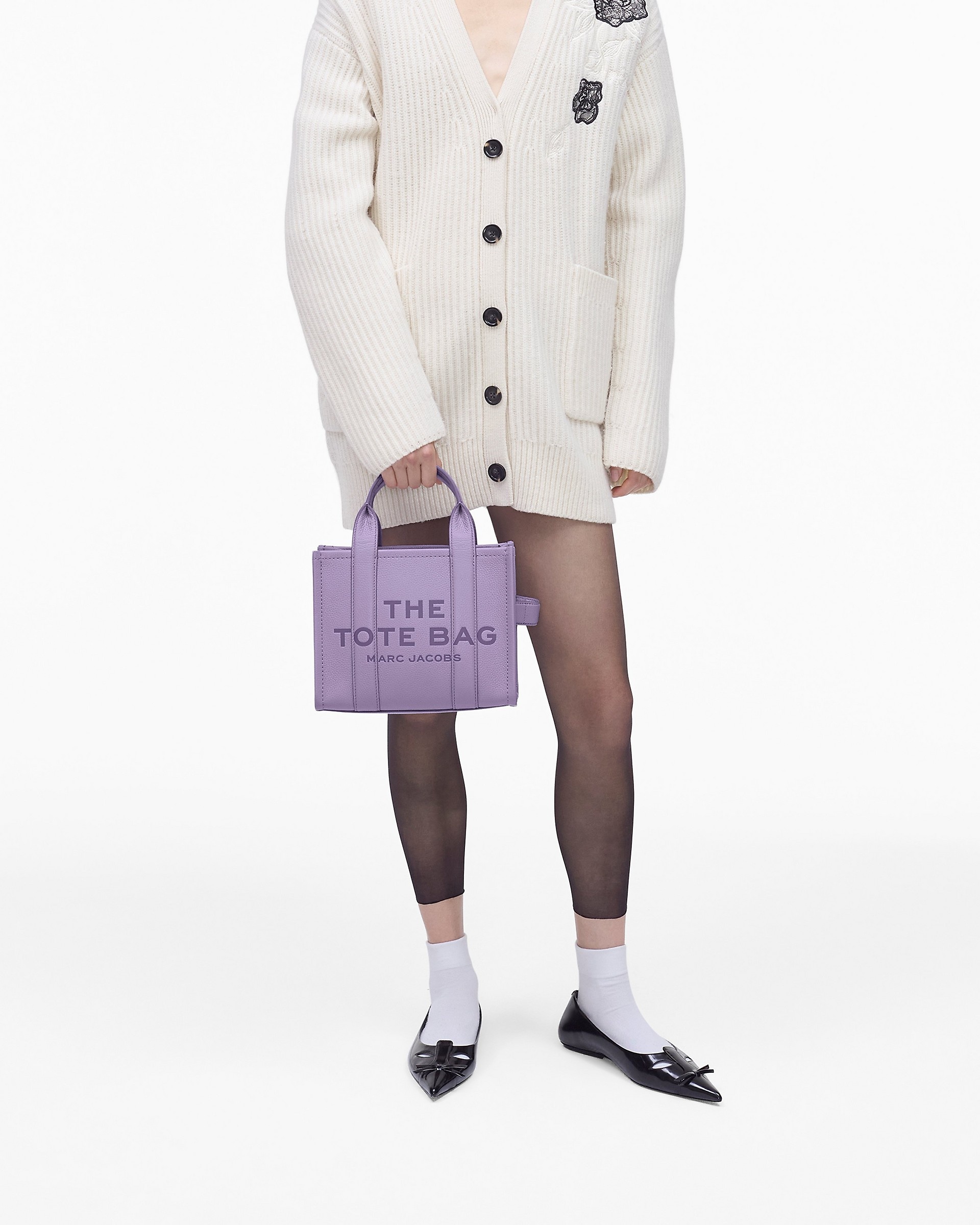 THE LEATHER SMALL TOTE BAG - 9