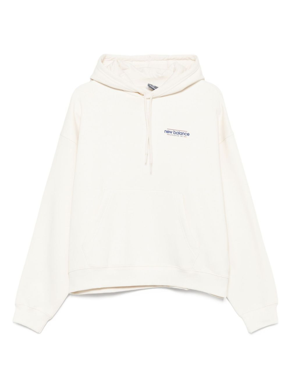 logo-embroidered hoodie - 1