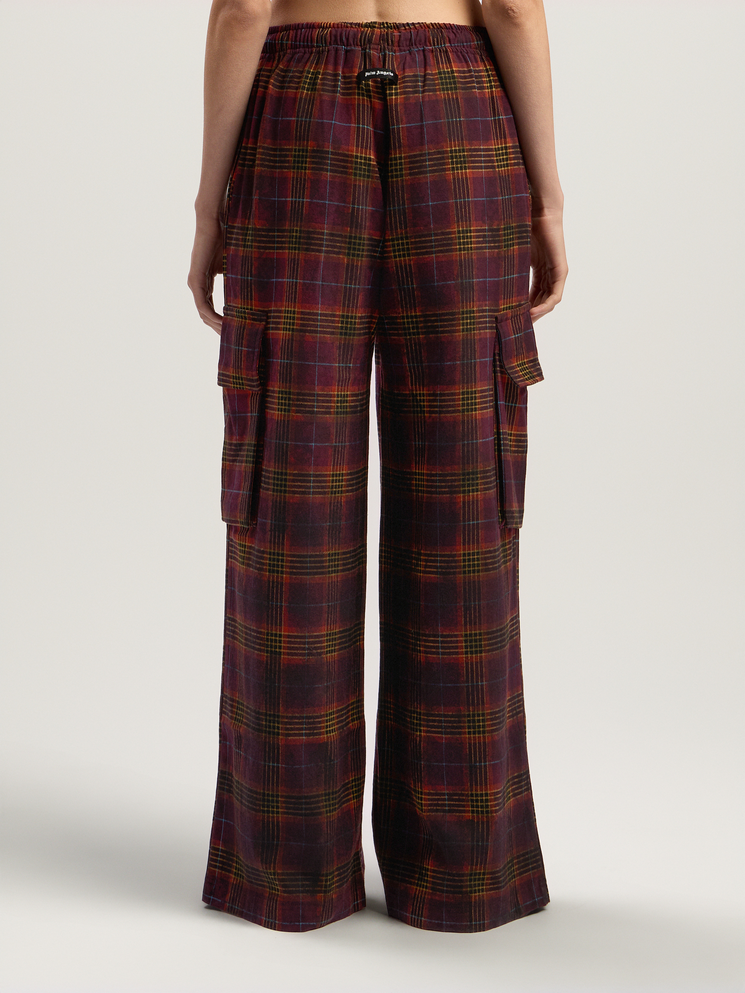 Overdyed Check Cargo Pants - 4