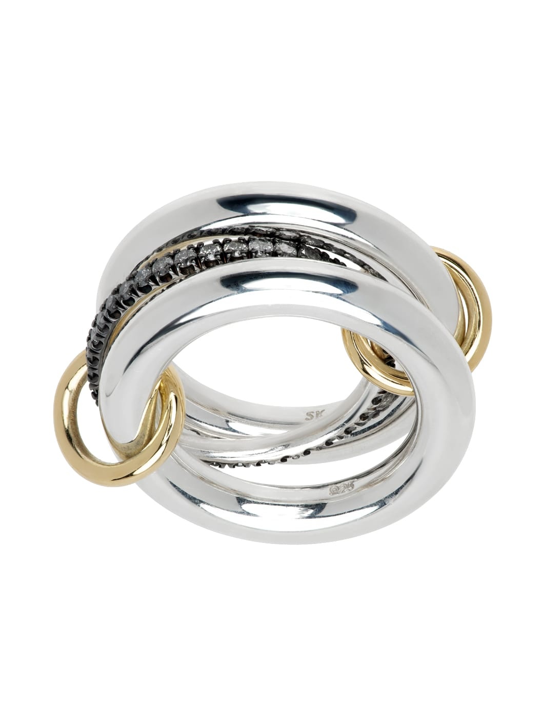 Silver Libra Gris Ring - 2
