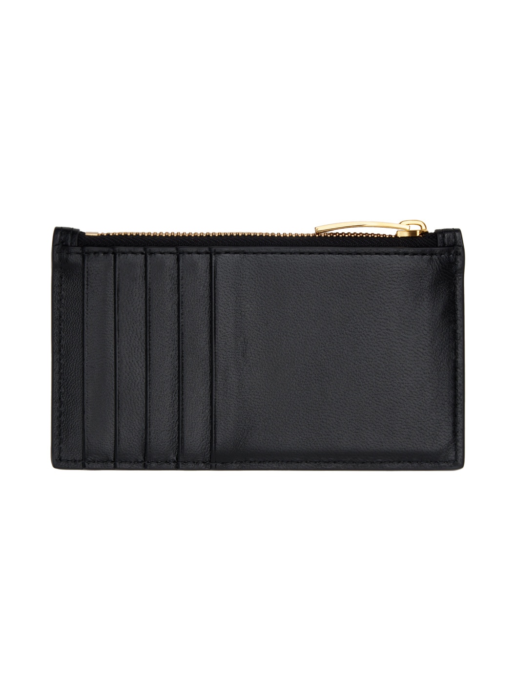 Black Cassette Zippered Card Holder - 2