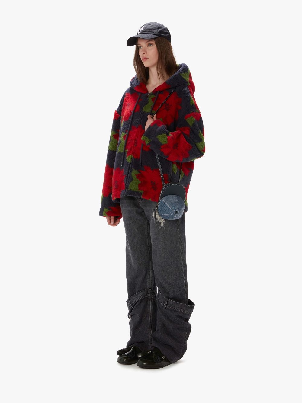 FLEECE HOODED JACKET - 4