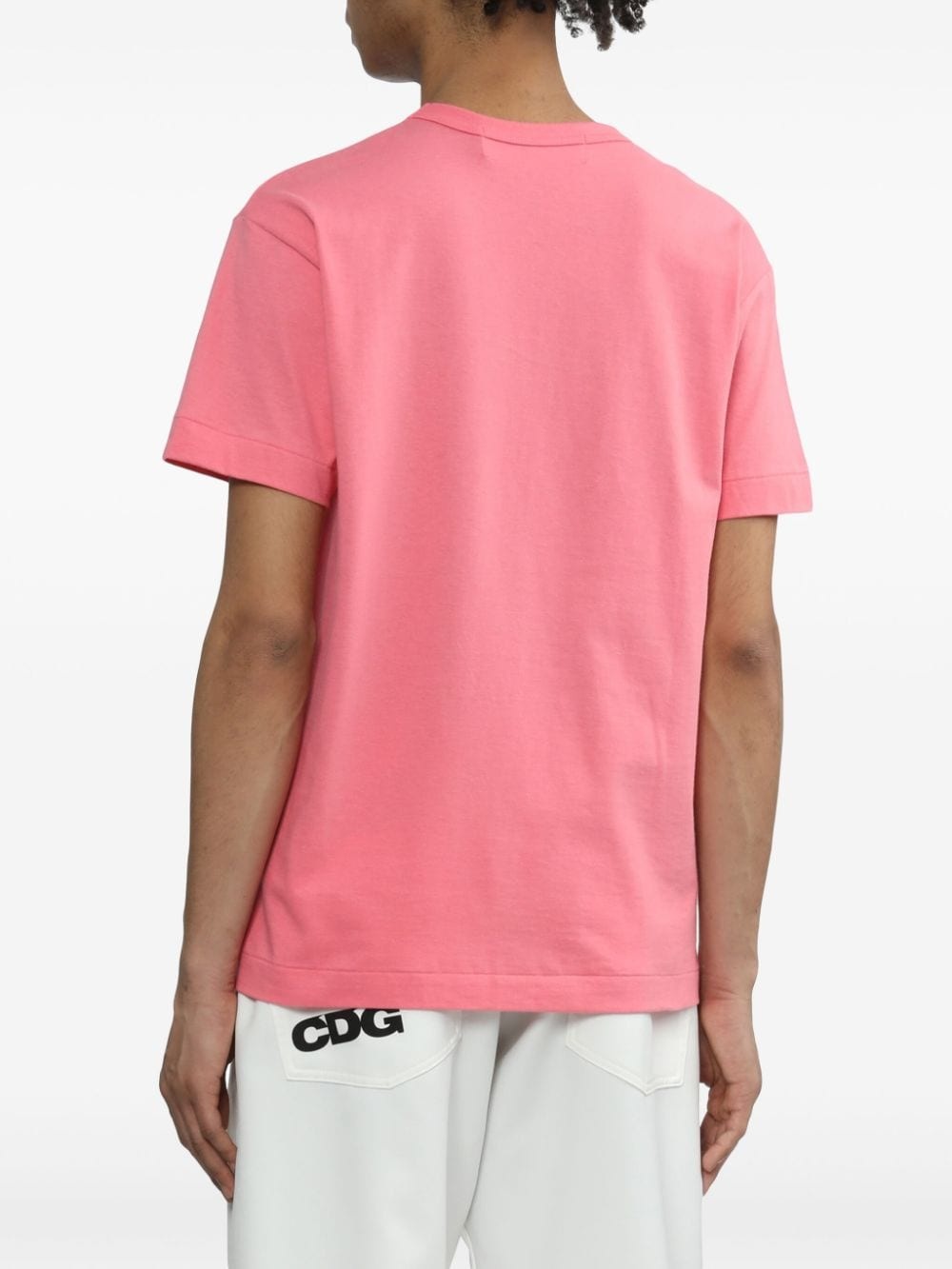 logo-appliqué cotton T-shirt - 4