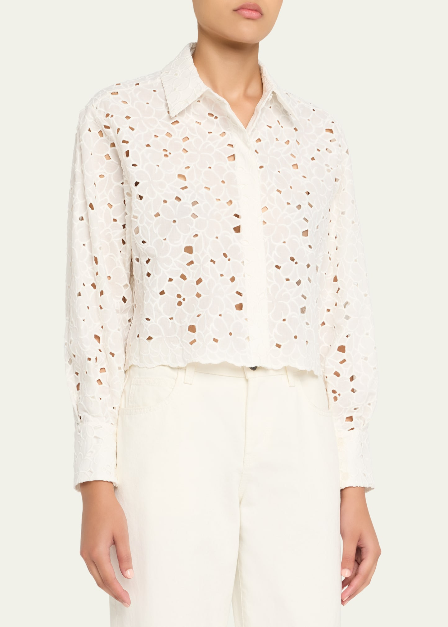 Penelope Embroidered Long-Sleeve Shirt - 4