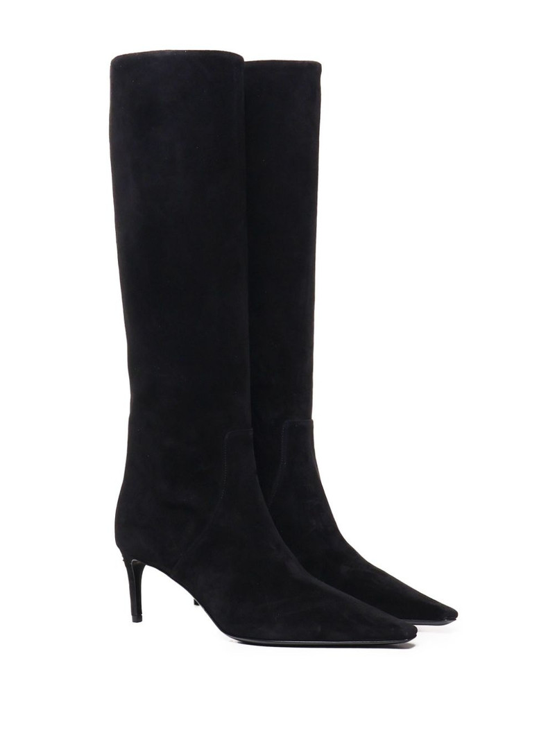 Dolce & Gabbana 70mm suede knee-high boots outlook