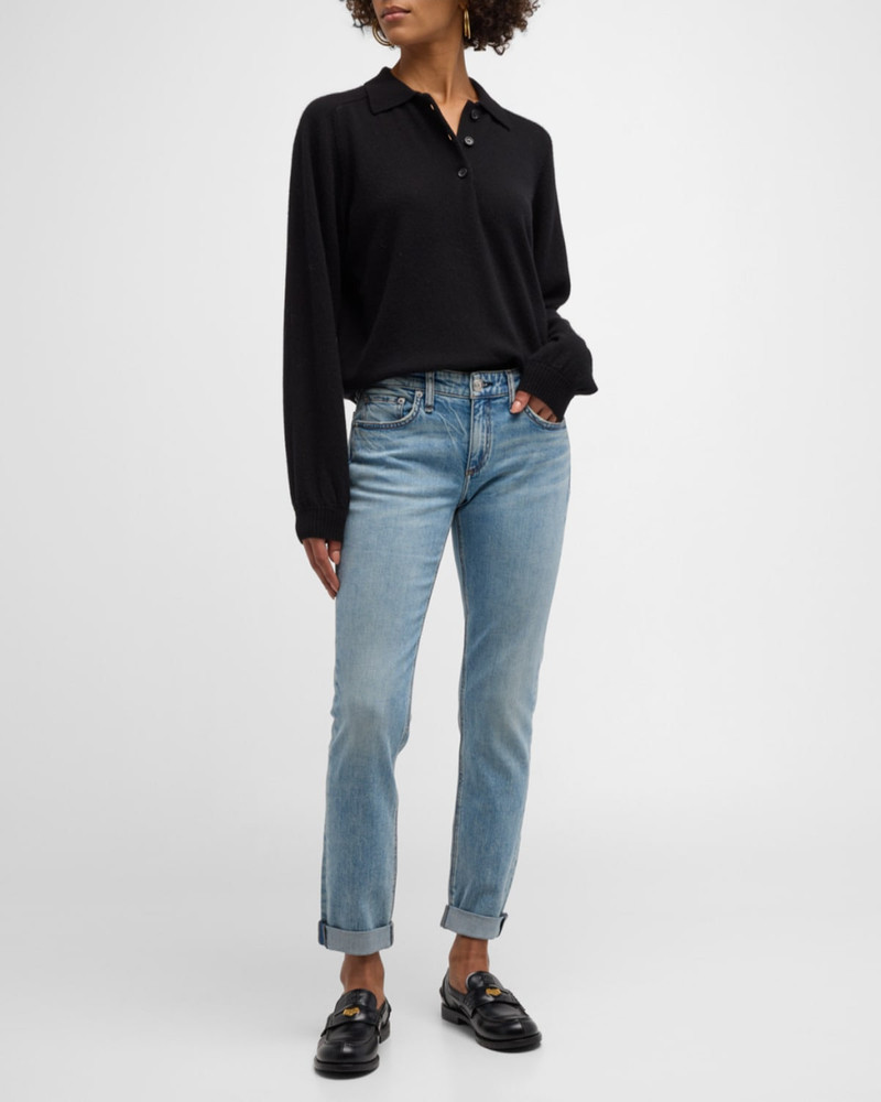 rag & bone Dre Low-Rise Slim Boyfriend Jeans outlook