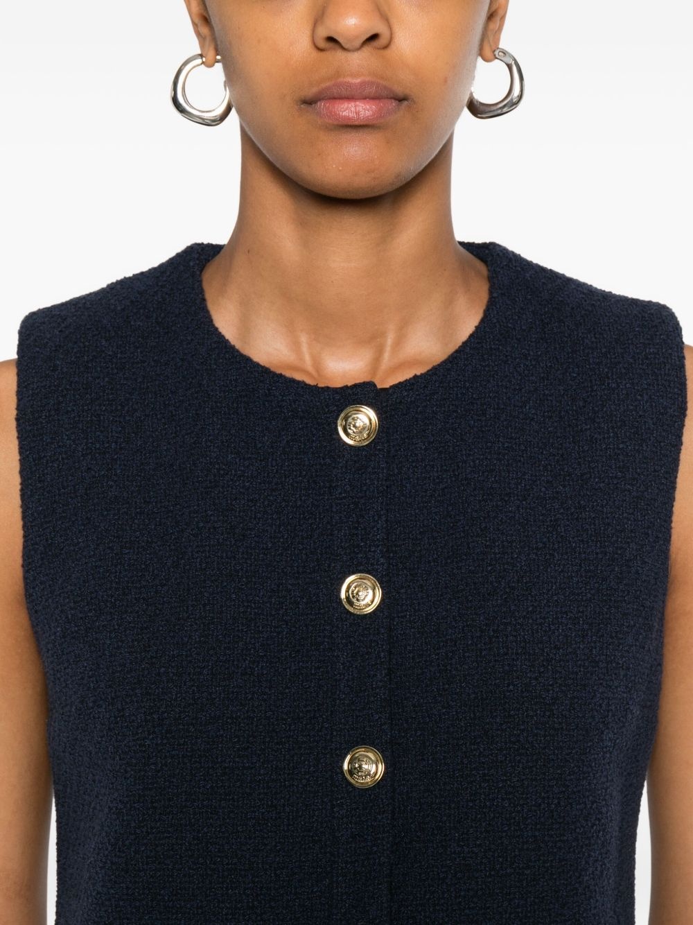 pleated-collar dress - 6
