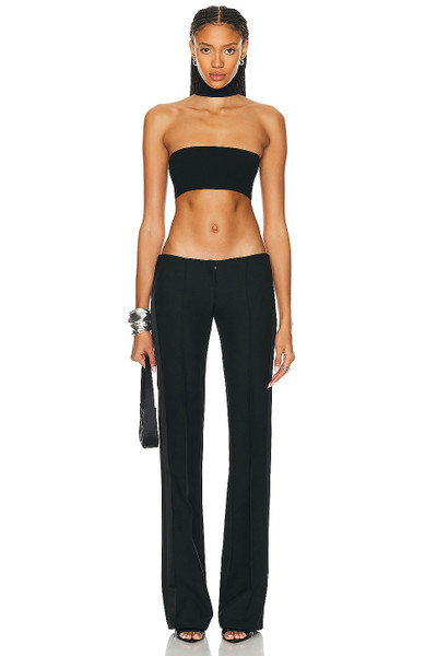 LaQuan Smith Low Rise Tuxedo Trouser outlook
