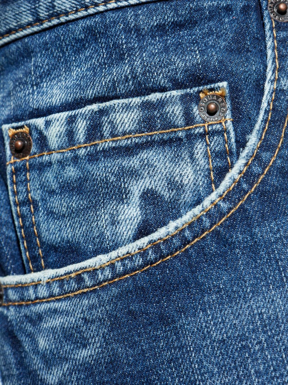 distressed denim jeans - 5