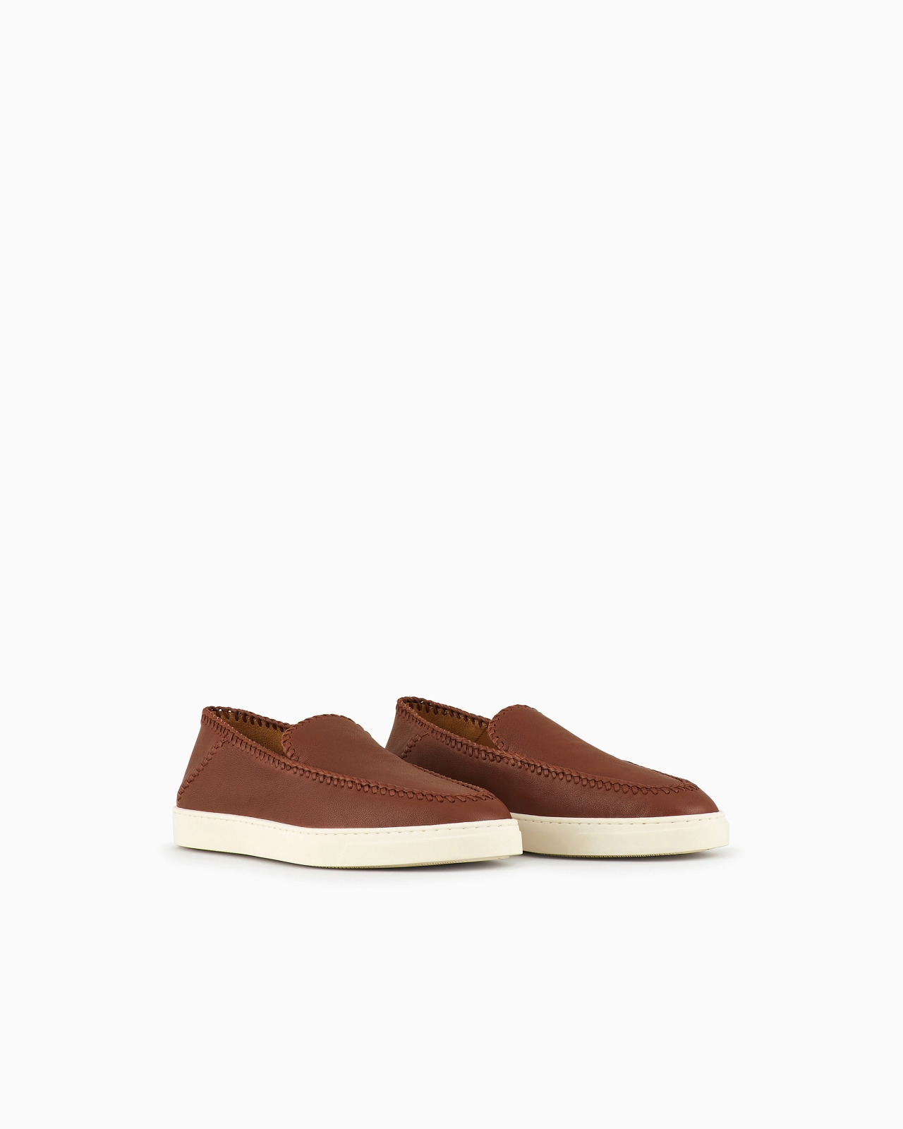 Galleria 3 nappa-leather slip-ons - 2