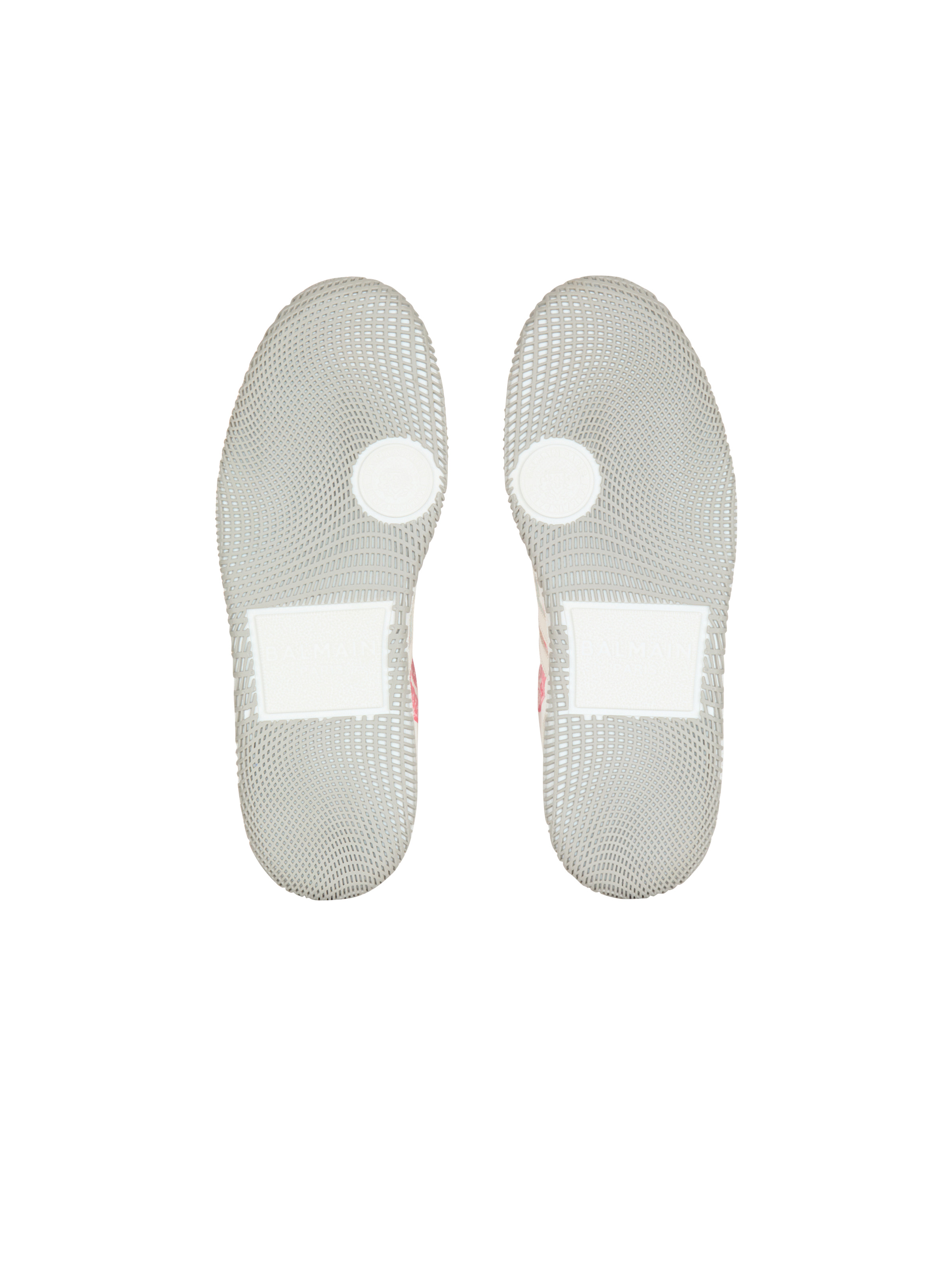 Calfskin Balmain Swan trainers - 4