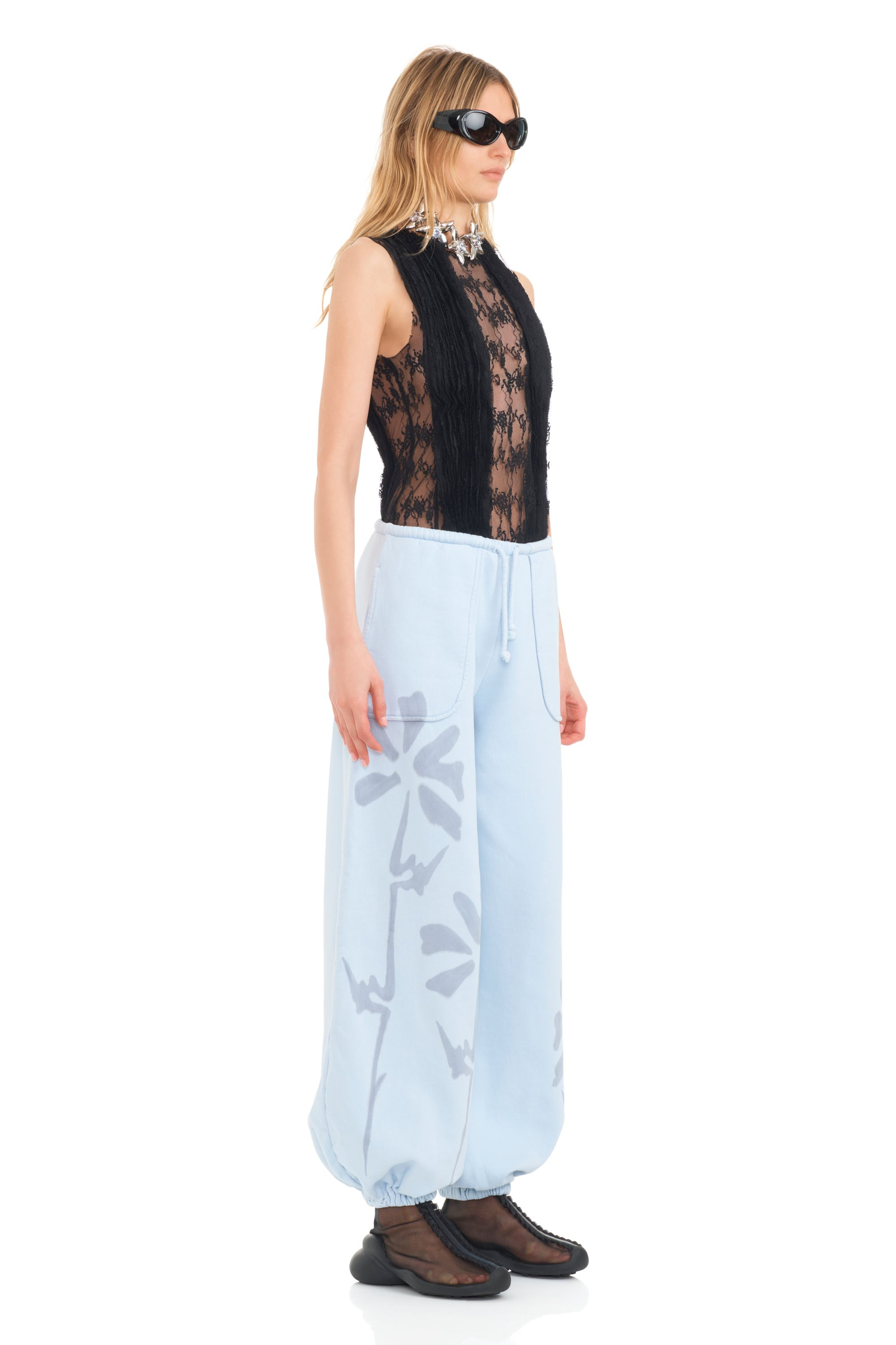 SKY FLOWERS XL SWEATPANT - 3
