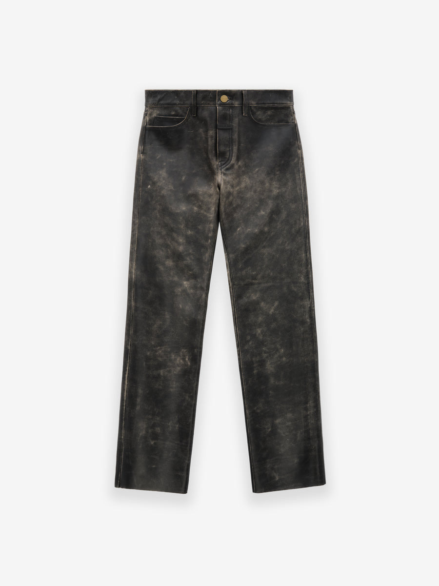 Vintage Leather 5-Pocket Pant - 1