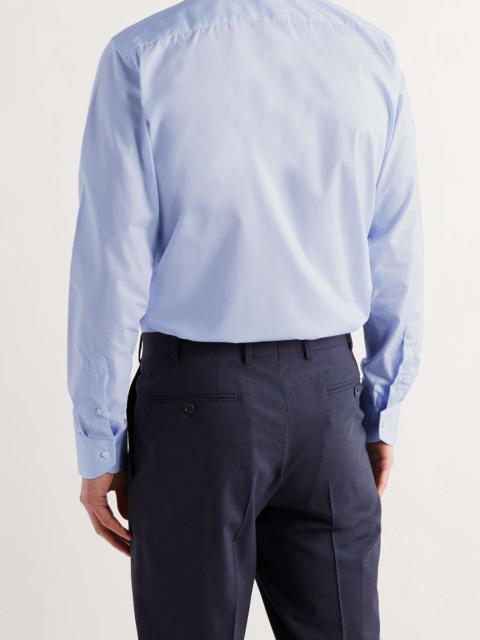 Cutaway-Collar Cotton Shirt - 3