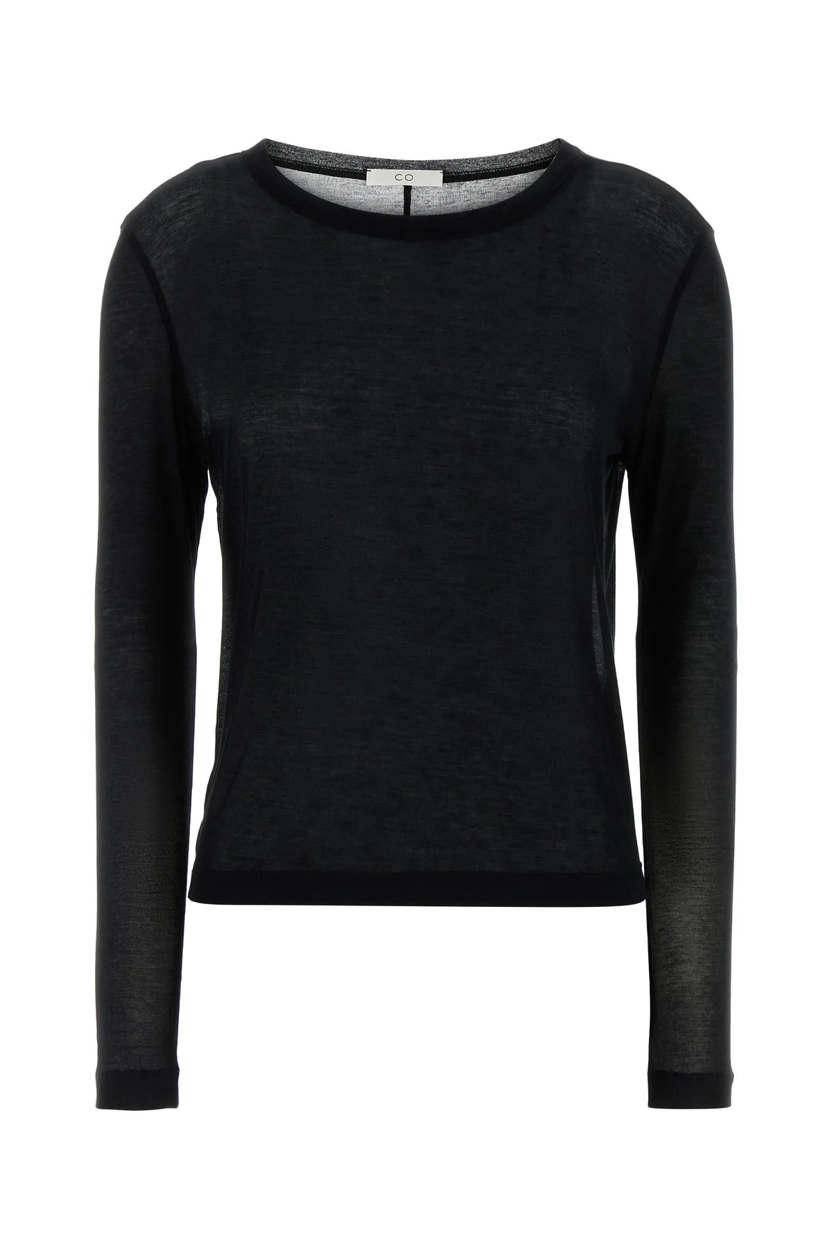 Black cotton t-shirt - 1