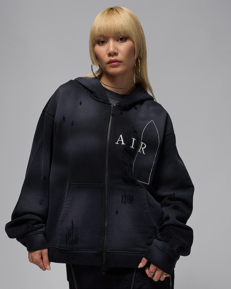 Jordan x Téla 여자 full-Zip 까마귀 - 1