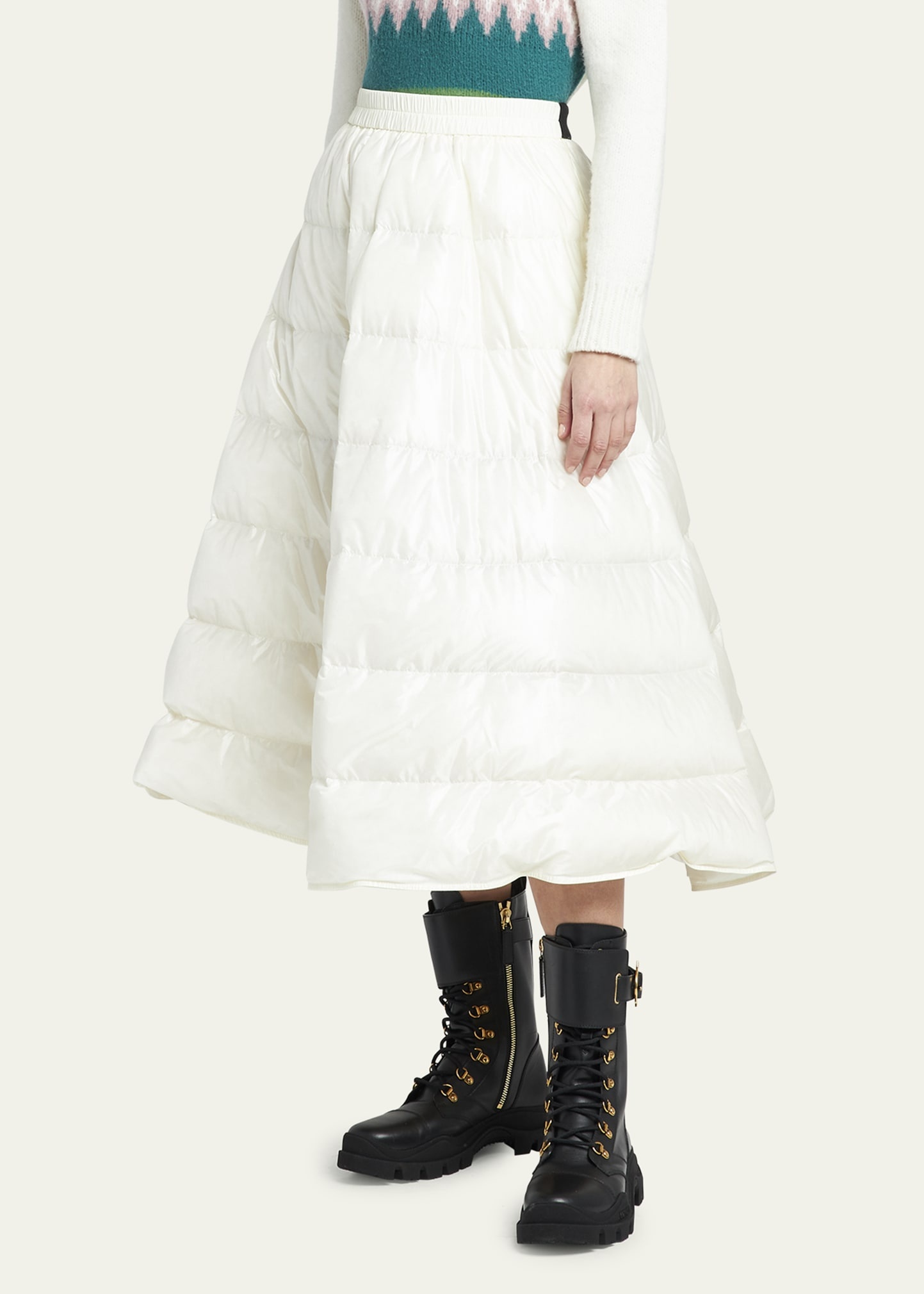 Puffer Midi Skirt - 4
