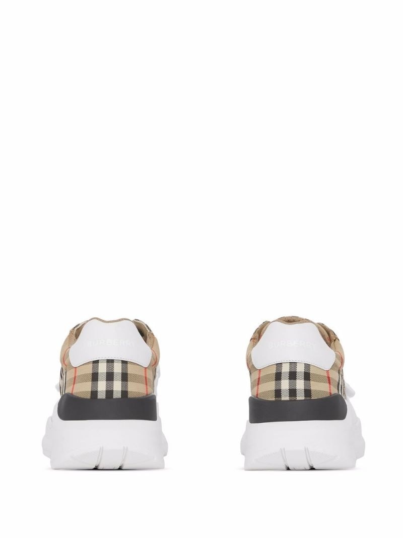 Vintage Check-pattern touch-strap sneakers - 3