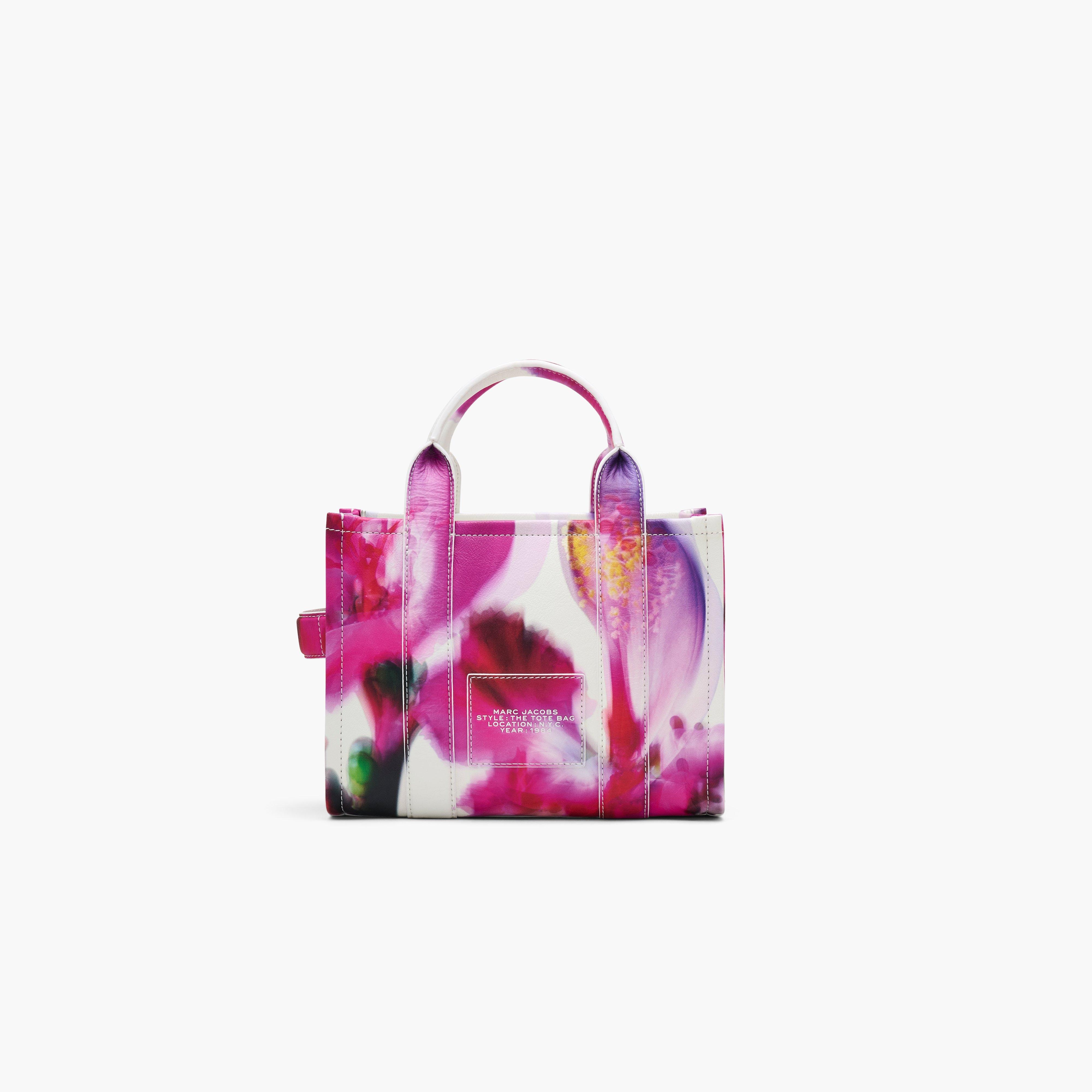 THE FUTURE FLORAL LEATHER SMALL TOTE BAG - 3