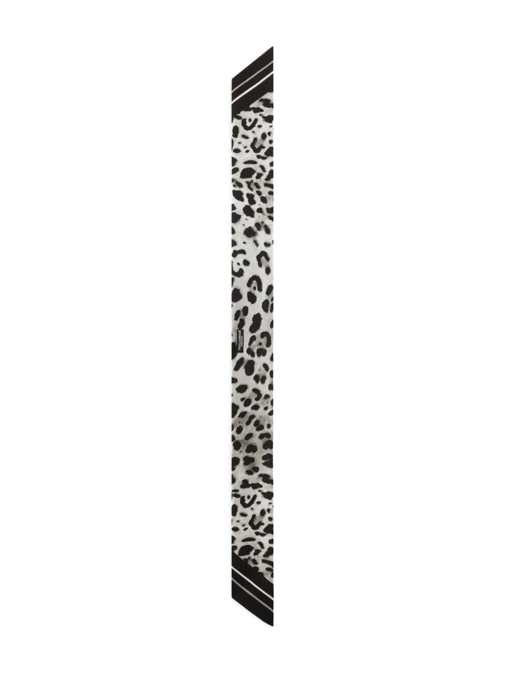leopard-print scarf - 2