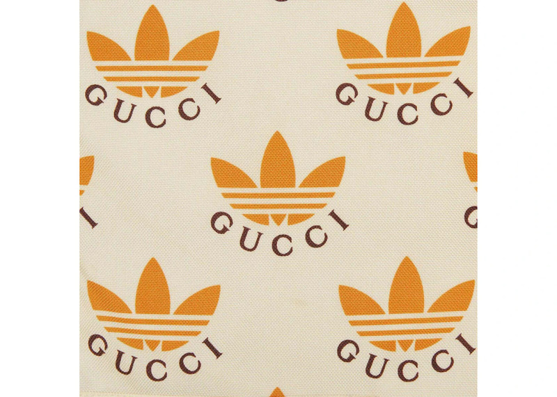 GUCCI adidas x Gucci Trefoil print jacket outlook