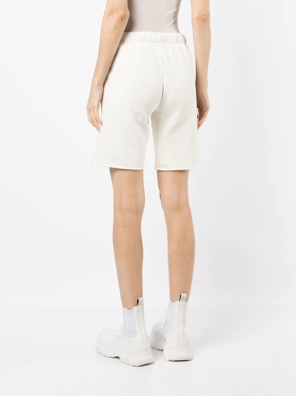 logo-patch cotton shorts - 5