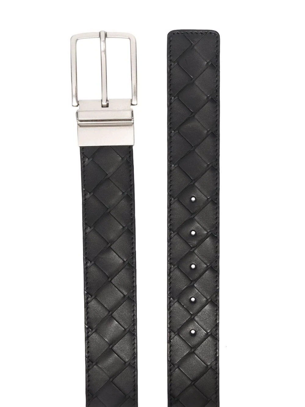 Intrecciato leather belt - 2