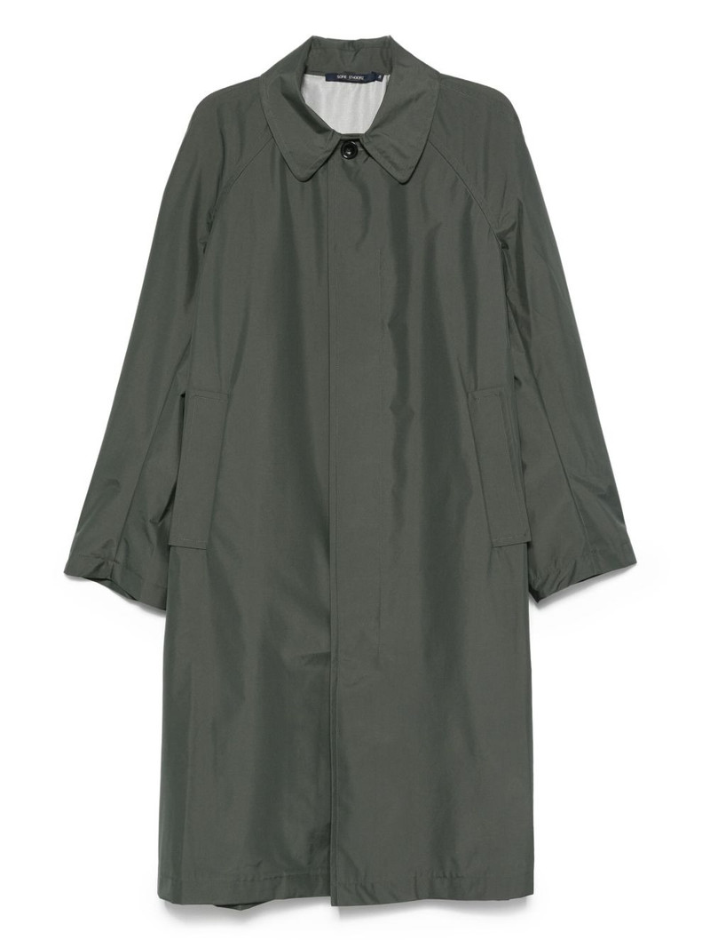 buttoned patch-pocket coat 1
